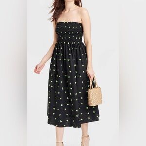 A New Day Lemon MIDI Dress